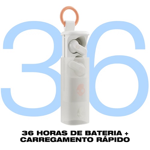 Skullcandy Fone De Ouvido Sem Fio Dime Evo Branco