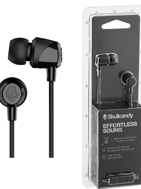 Skullcandy Fone De Ouvido Jib Com Fio Preto