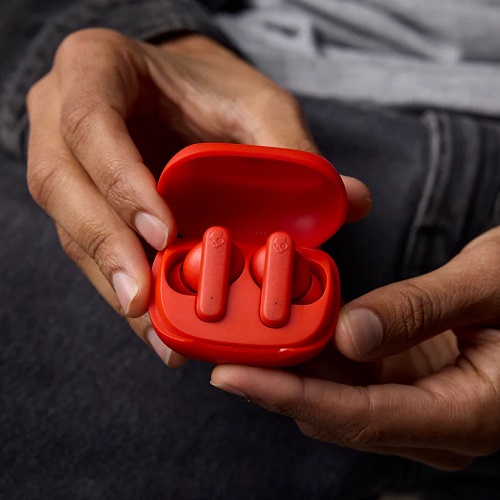 Skullcandy Fone De Ouvido Sem Fio Smokin Buds Vermelho