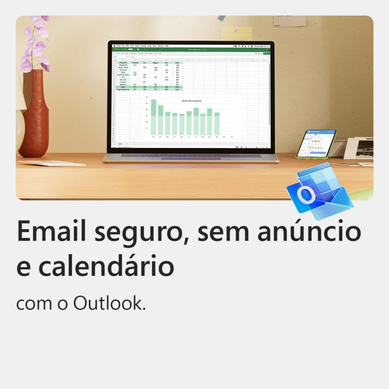 Microsoft Office 365 Family - Assinatura de 12 Meses para até 6 Usuários