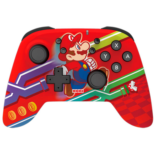 HORI Controle Sem Fio Horipad Edição Super Mario Bros para Nintendo Switch 1 e 2
