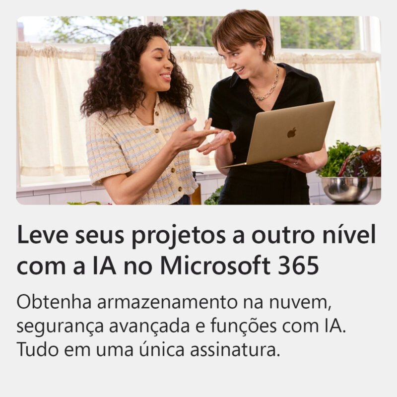 Microsoft Office 365 Family - Assinatura de 12 Meses para até 6 Usuários