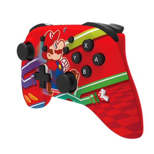 HORI Controle Sem Fio Horipad Edição Super Mario Bros para Nintendo Switch 1 e 2