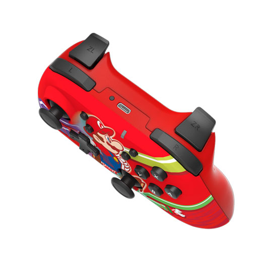 HORI Controle Sem Fio Horipad Edição Super Mario Bros para Nintendo Switch 1 e 2