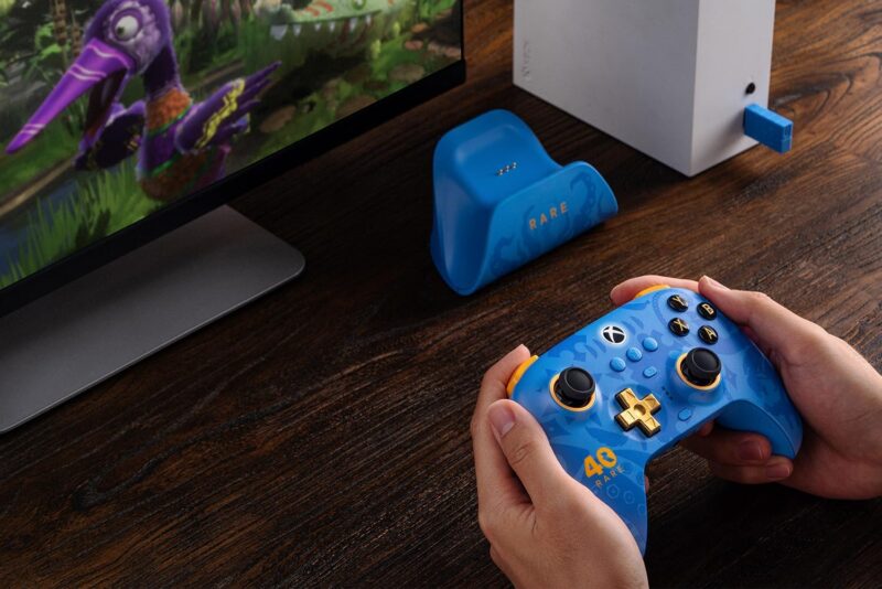Controle 8bitdo Ultimate 3-modos Edição 40 anos Rare Para Xbox One Xbox Series Pc Android e iOS