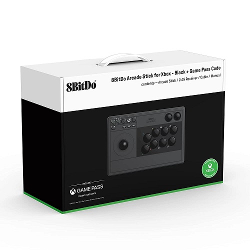 8BITDO Controle Bluetoth e Com Fio Arcade Stick Para Xbox e PC Preto