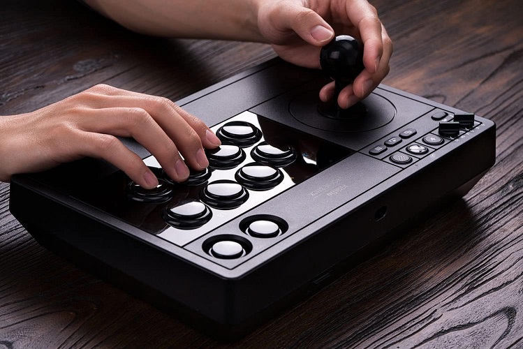 8BITDO Controle Bluetoth e Com Fio Arcade Stick Para Xbox e PC Preto