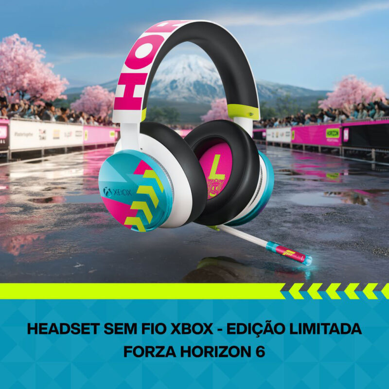 Headset sem fio Xbox – Edição Limitada  do Forza Horizon 6