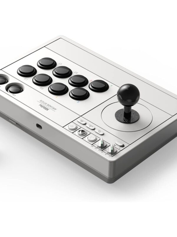 8BITDO Controle Bluetoth e Com Fio Arcade Stick Para Xbox e PC BRANCO