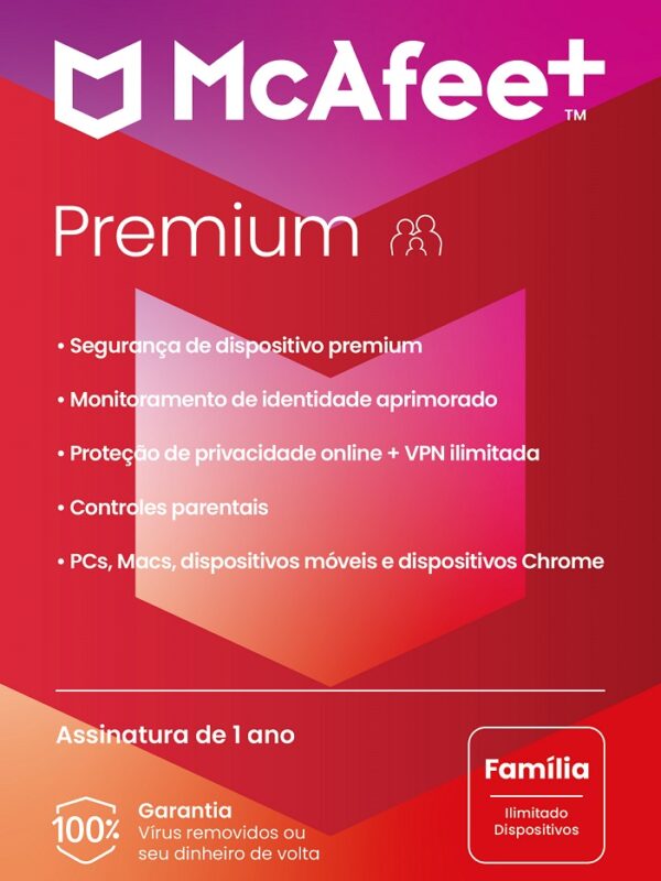 Mcafee+ Premium Family Assinatura 1 Ano