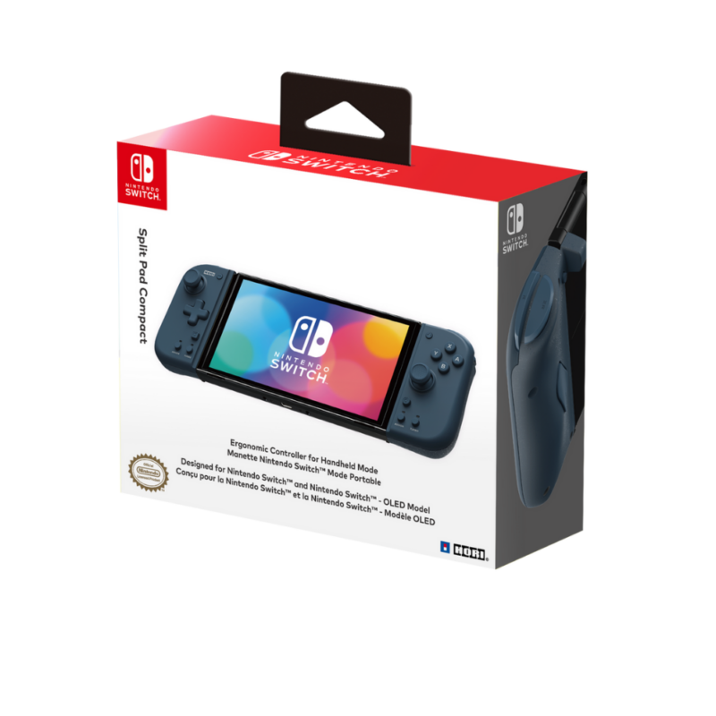 Controle HORI Split Pad Compact Azul para Nintendo Switch