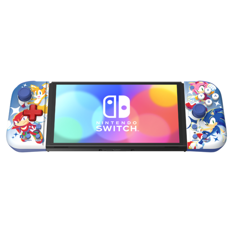 Controle HORI Split Pad Compact Edição Sonic para Nintendo switch e Oled