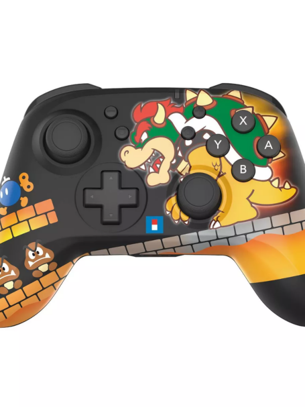 Controle Sem Fio Horipad Edição Bowser para Nintendo Switch 1 e 2
