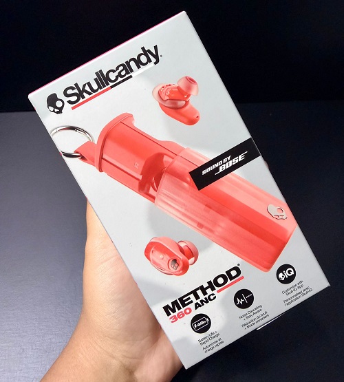 Skullcandy Fones De Ouvido Sem Fio Method 360 Anc Vermelho