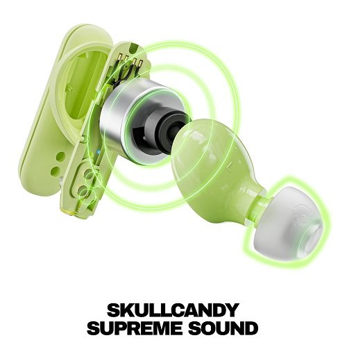 Skullcandy Fone de Ouvido Sem Fio Smokin Buds Verde Matcha