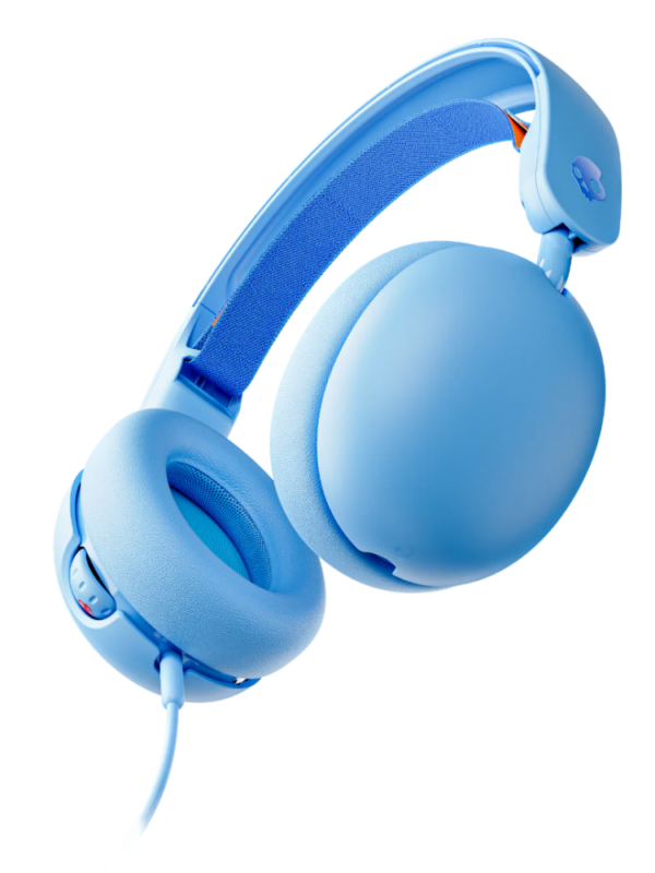 Fones De Ouvido Para Crianças Skullcandy Grom Com Fio Azul