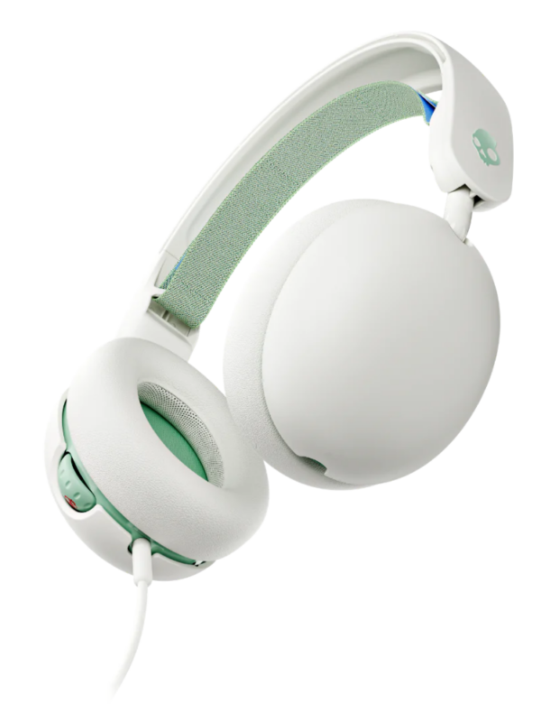 Fones De Ouvido Para Crianças Skullcandy Grom Com Fio Branco