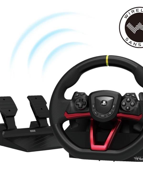 HORI Volante de corrida sem fio APEX para PS5, PS4 e Windows 11/10